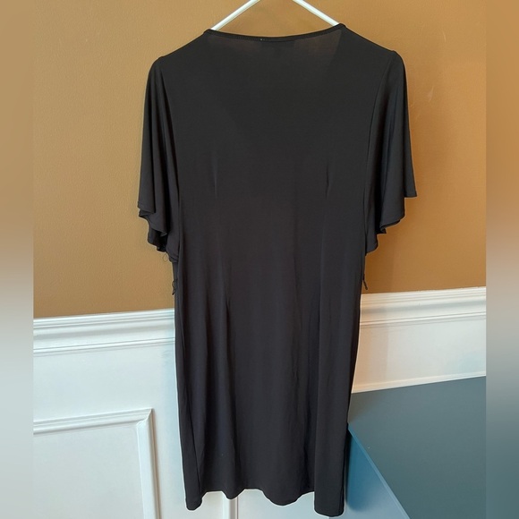 Spense Black Dress with Silver Embellishments Size 6 - Picture 5 of 6